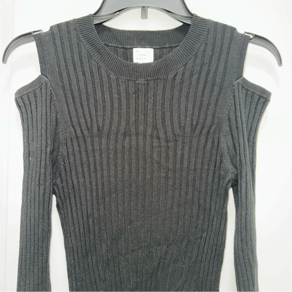 NWT Target A New Day Cold Shoulder Sweater Midi Dress - Picture 3 of 5